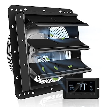 Ipower 12' Inline Duct Fan with Temperature Humidity Controller HIFANXEXHAUSTPRO12